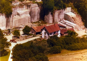  Photo aérienne de la carrière 